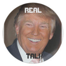 DONALD TRUMP PLATE