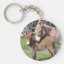 Donkey and Baby Key Chain