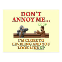 Don't Annoy Me Postcard