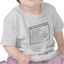 Don't ask a PhD T-shirts