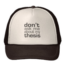 Don't ask me About my thesis Mesh Hat