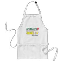 don't be afraid of slanderous talk apron
