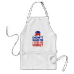 Don't Blame Me I Voted For Romney Aprons