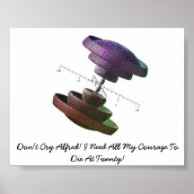 Don't Cry Alfred! I Need All My Courage.. Posters