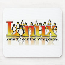 Don't Fear The Penguin Mousepad
