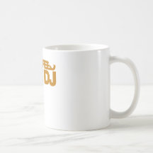Don't Feed The DJ - Music Disc Jockey DJing vinyl Mugs