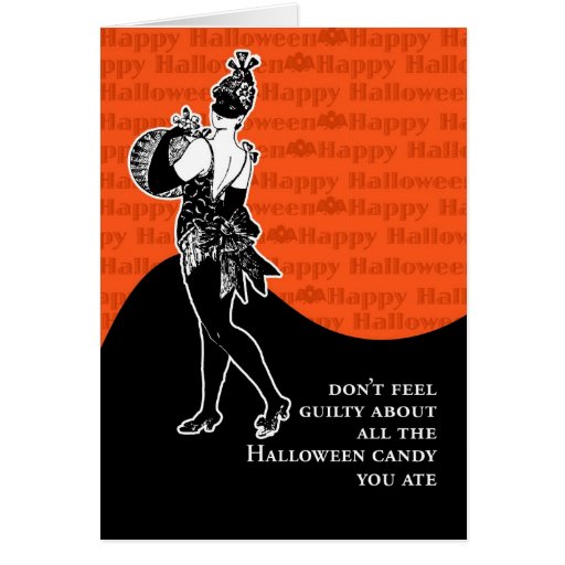 Don't Feel Guilty About Halloween Candy Card