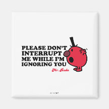 Don't interrupt Me Fridge Magnet