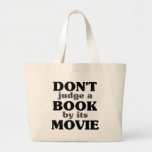 Don't Judge a Book by its Movie Canvas Bag