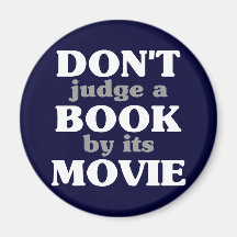 Don't Judge a Book by its Movie Refrigerator Magnet