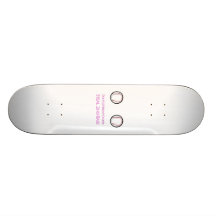Don't let Breast Cancer Steal Second Base Skateboard Deck