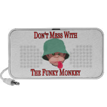 Don't Mess With The Funky Monkey iPhone Speakers