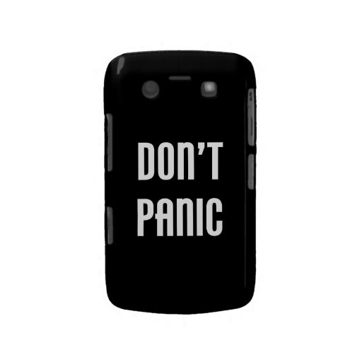 Don't Panic Blackberry Bold Case