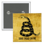 Don't Tread Me Customisable Button