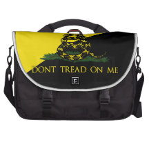 Dont Tread On Me Anarchist Flag Laptop Bags