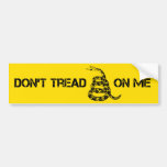 Don't Tread On Me Bumper Stickers