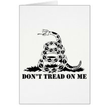 Dont tread on me cards