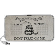 Don't Tread On Me Culpeper Flag Doodle Speaker