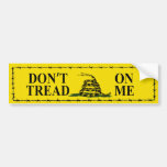 DON'T TREAD ON ME GADSDEN FLAG Bumper Sticker