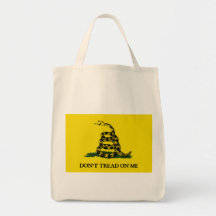 Don't Tread On Me-Gadsden Flag Tote Bag