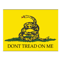 "Don't tread on me"-Gadsten Flag Postcards