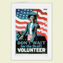 Don't wait for the Draught   - Volunteer (US02093) cards