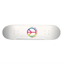 Don't Worry...Be a Hippie Skate Decks