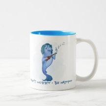 Don't worry - be happy mug