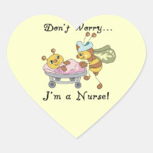 Don't Worry I'm a Nurse T-shirts and Gifts Sticker