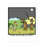 Don't you dare: Rooster Cartoon Post Cards
