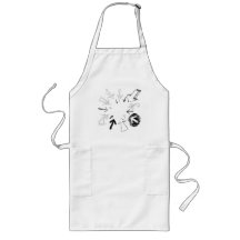 Doodled Arrows Illustration Apron