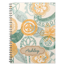 doodles spiral note book