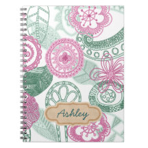 doodles spiral note books