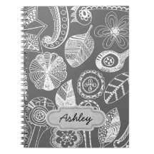 doodles spiral notebooks