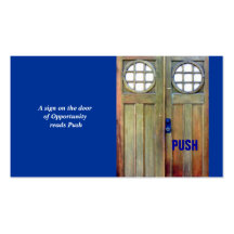 Door Business Card Template