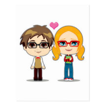 Dork Love Postcard