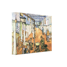 Dormitory in the Hospital in Arles by van Gogh Canvas Prints