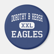 Dorothy B Hersh - Eagles - High - Tinton Falls Refrigerator Magnets
