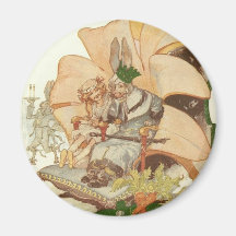 Dorothy visits the King Fridge Magnet