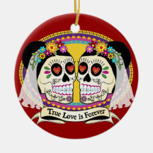 Dos Novias (2 Brides) Round Ornament