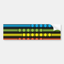 Dotted Spectrum Bumper Sticker