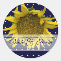 Dotted wedding stickers