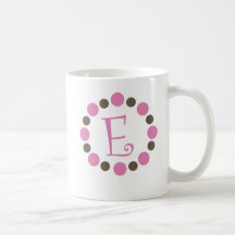 Dotz Initial Mug "E"