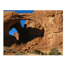 Double Arch, Arches National Park Postcard