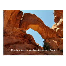 Double Arch - Arches National Park Postcard