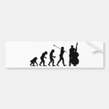 Double Bassist Bumper Sticker