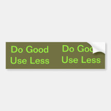 Double Bumper Sticker