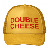 Double Cheese Trucker Hat hats