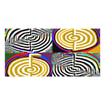 Double Choukuray - Karuna Reiki Sign Photo Card