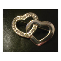 Double Entwined Love Hearts Invite